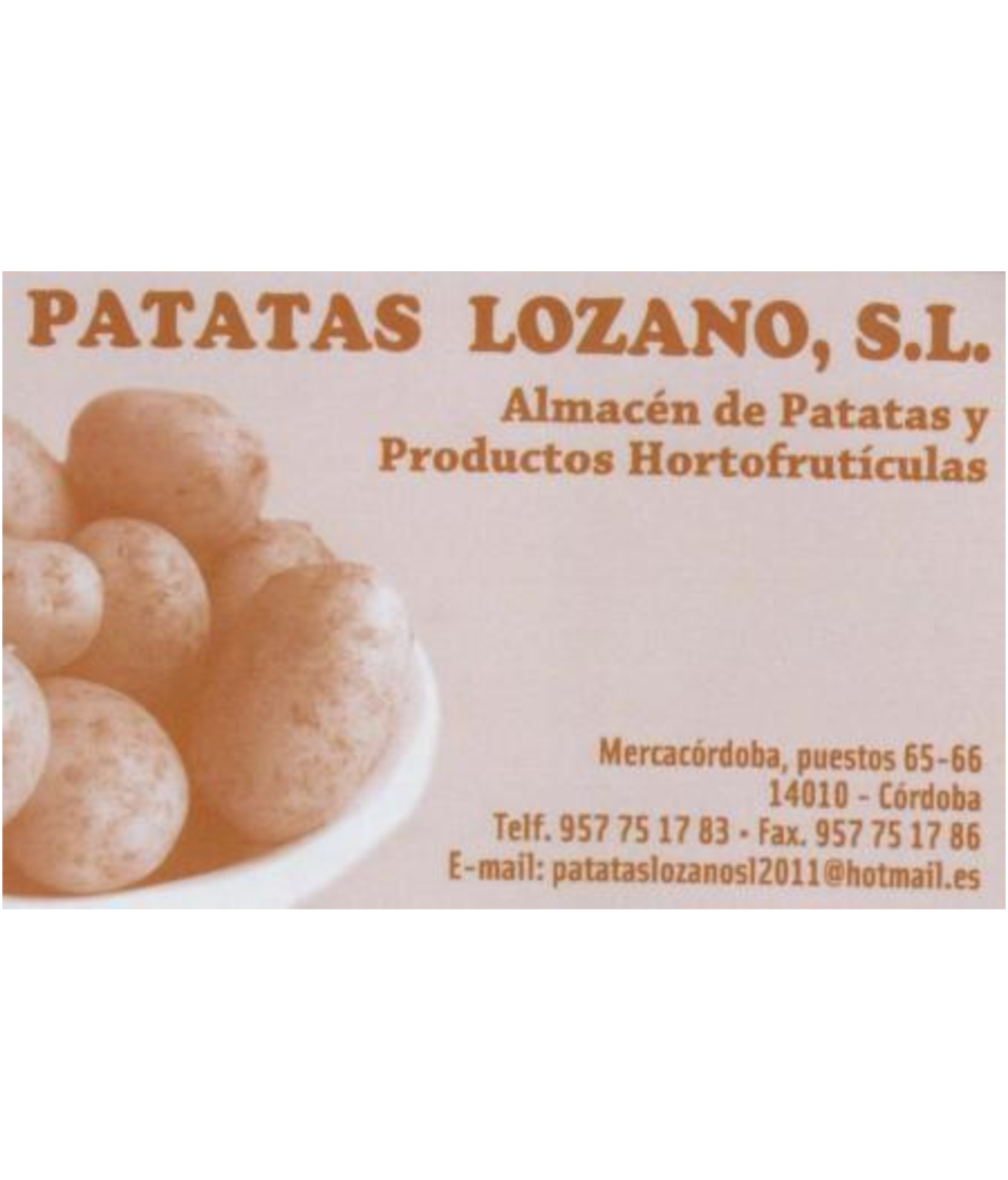 Logo de Patatas Lozano, S.L.