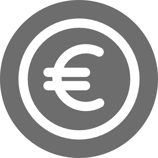 Logo euro gris